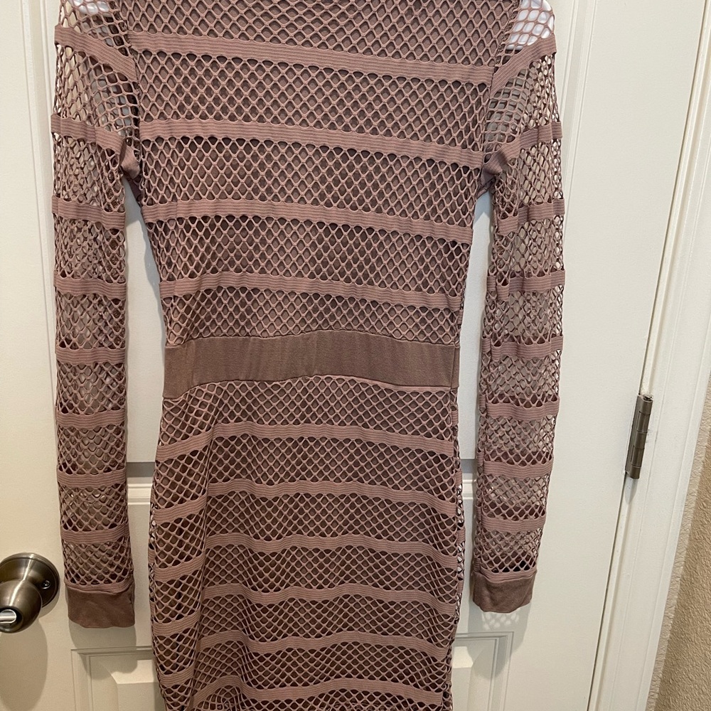Long sleeve cutout dress, used once